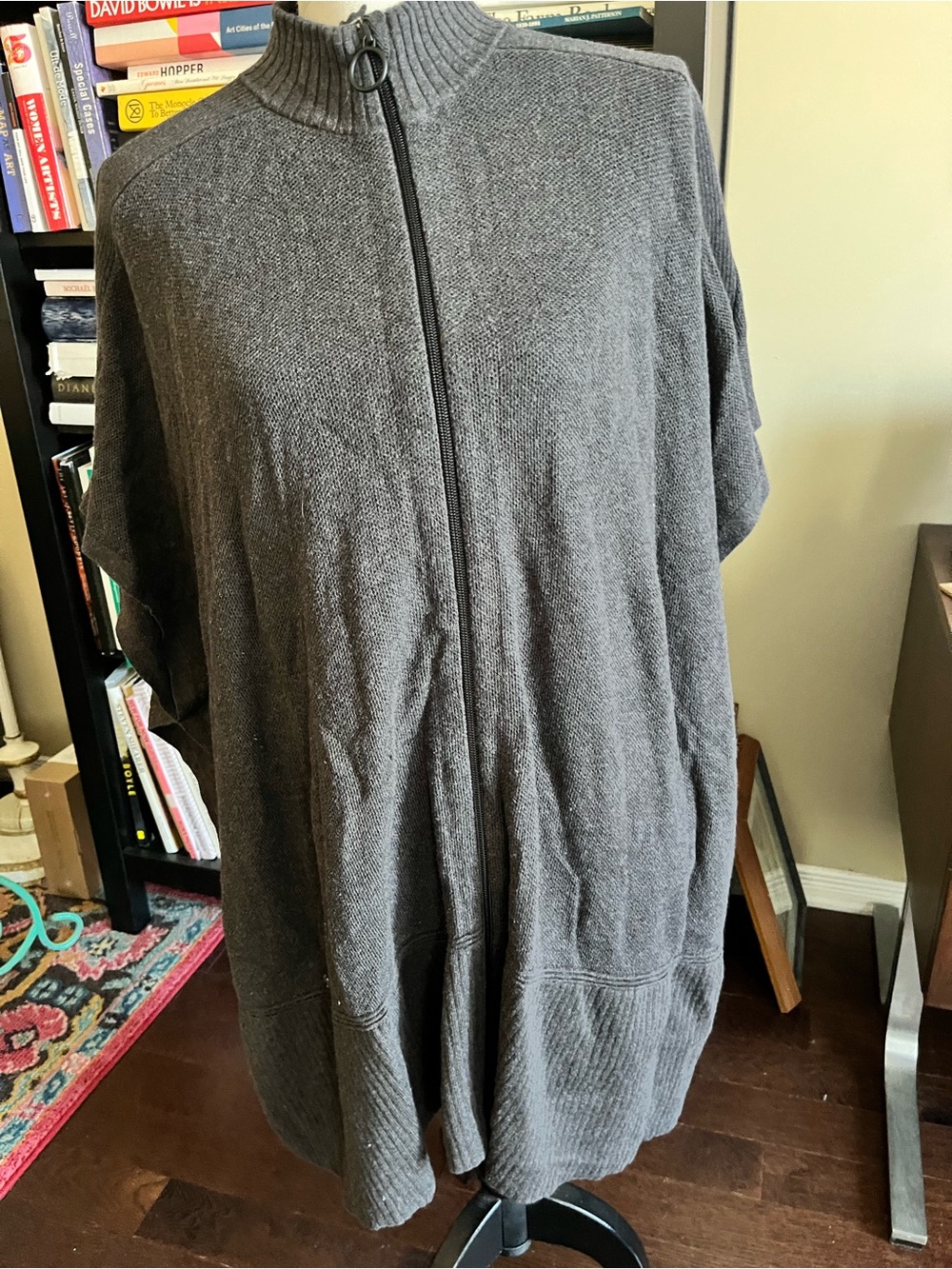 Lululemon Grey Knit Cape Sweater